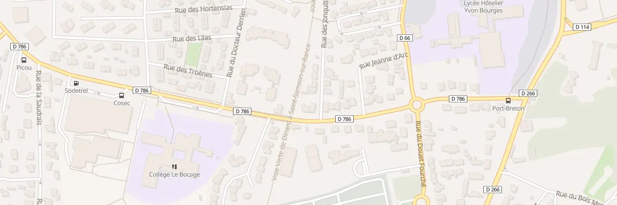 Plan du 12 Rue Gouyon Matignon à Dinard