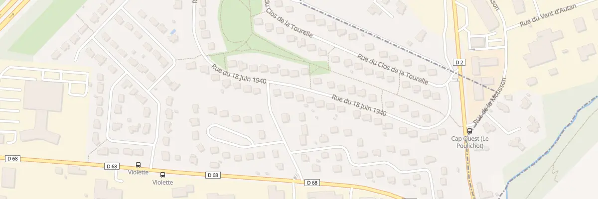 Plan du 29 Rue du 18 Juin 40 à Quévert