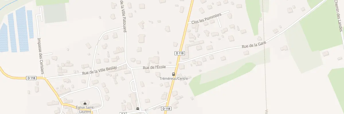 Plan du 5 Rue de l’Ecole à Tréméreuc