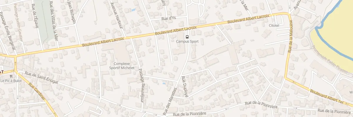 Plan du 1 Rue de l’Hermine à Dinard