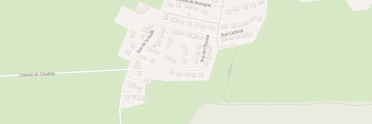 Plan du 5 Rue de l’Etoube à Montauban-de-Bretagne