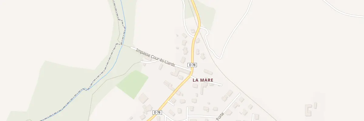 Plan du 27 Rue de la Mare à Trévron