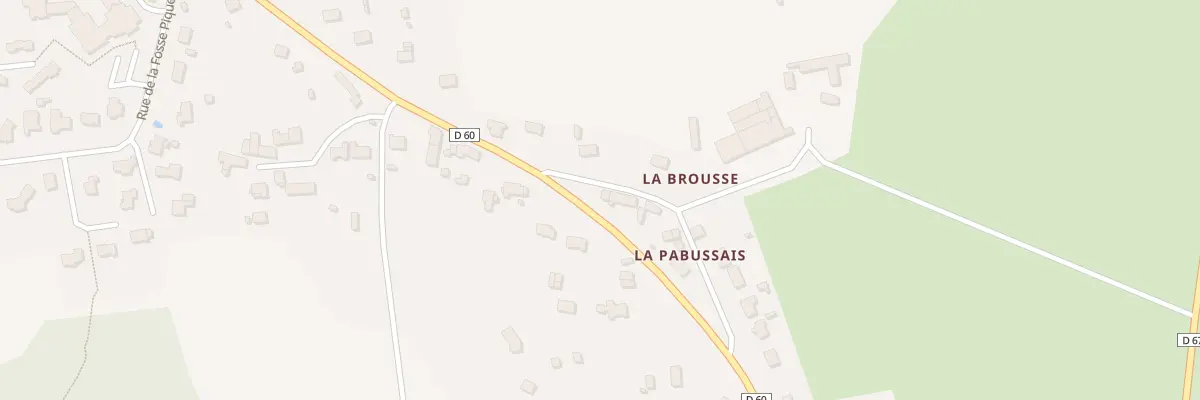 Plan du 2 La Pabussais à Bains-sur-Oust