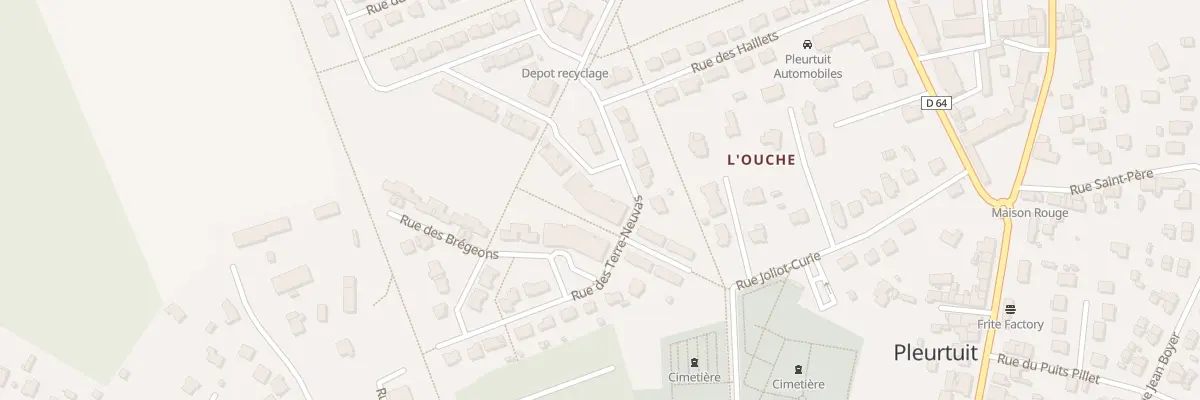 Plan du 1 Rue du Chardonnier à Pleurtuit