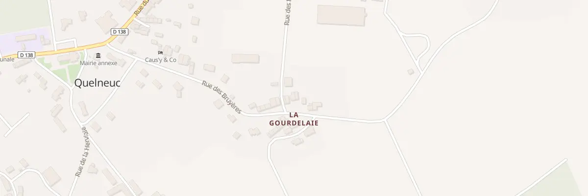 Plan du 13 Rue de la Gourdelaie à Carentoir