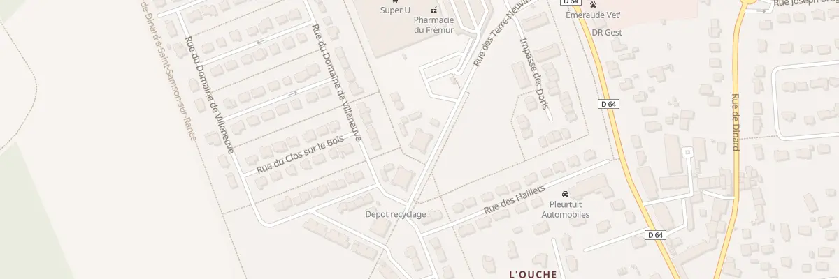 Plan du 8 Rue des Terre - Neuvas à Pleurtuit