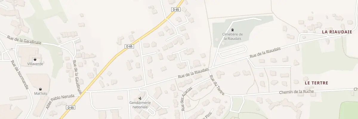 Plan du 17 Rue de la Riaudaie à Redon