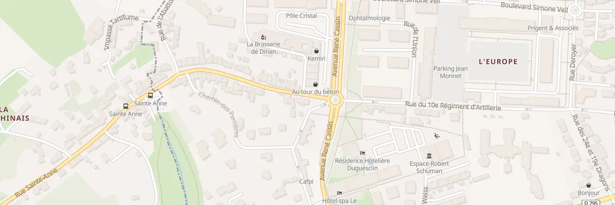 Plan du 1 Rue Petite Haie à Dinan