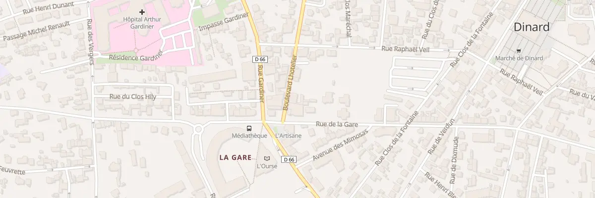 Plan du 45 Bd Lhotelier à Dinard