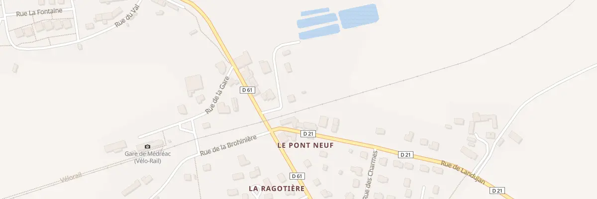 Plan du 5106 Le Domaine à Médréac