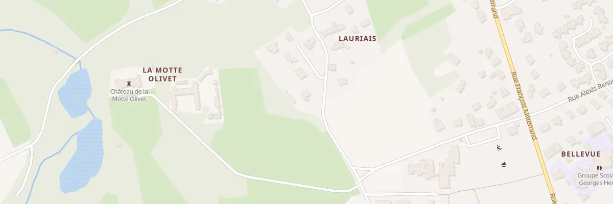 Plan du 1 Lauriais à Pleslin-Trigavou
