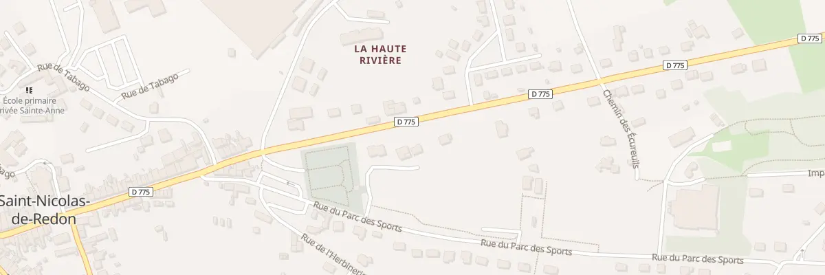 Plan du 64 Rue de Châteaubriant à Saint-Nicolas-de-Redon