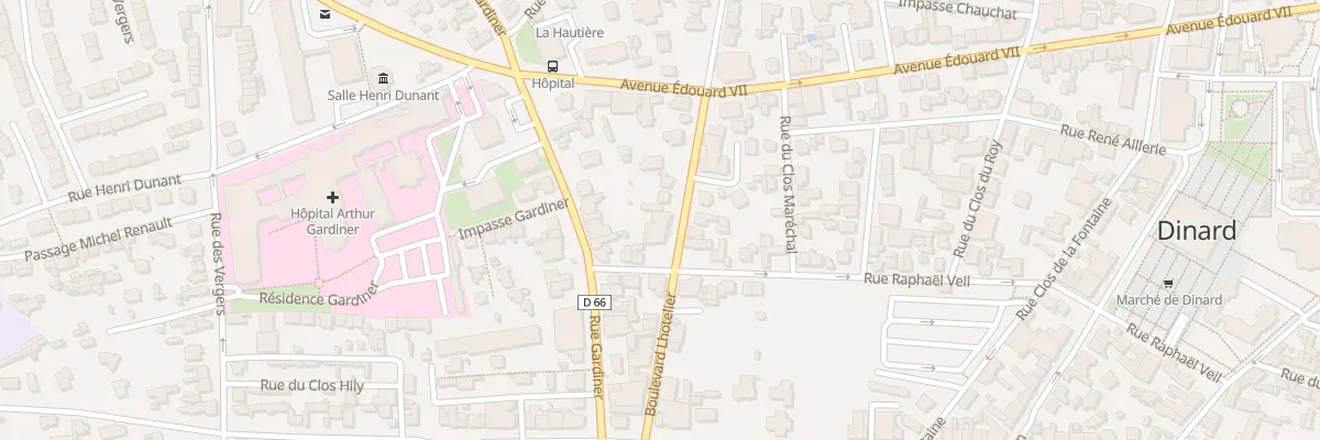 Plan du 45 Rue Gardiner à Dinard
