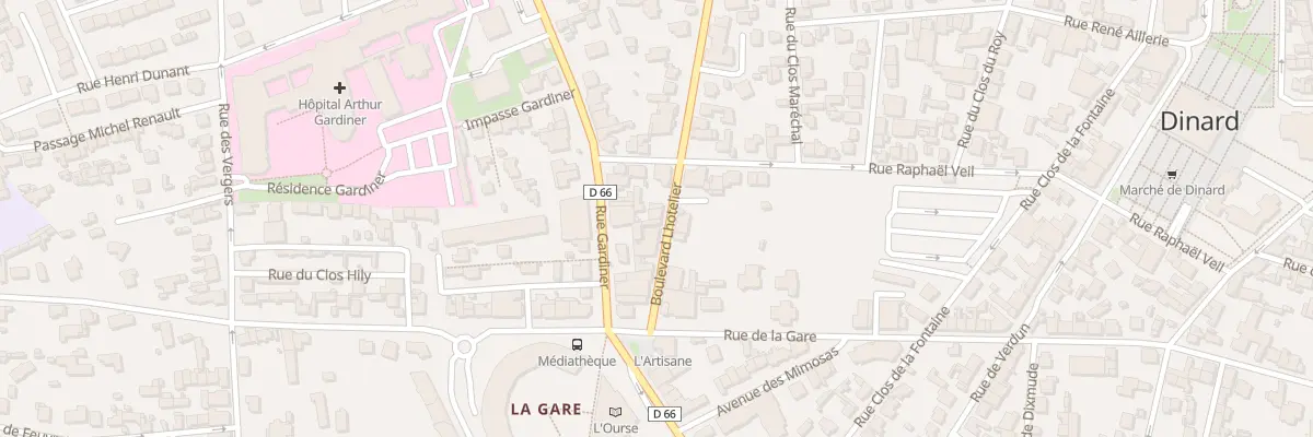Plan du 50 Bd Lhotelier à Dinard