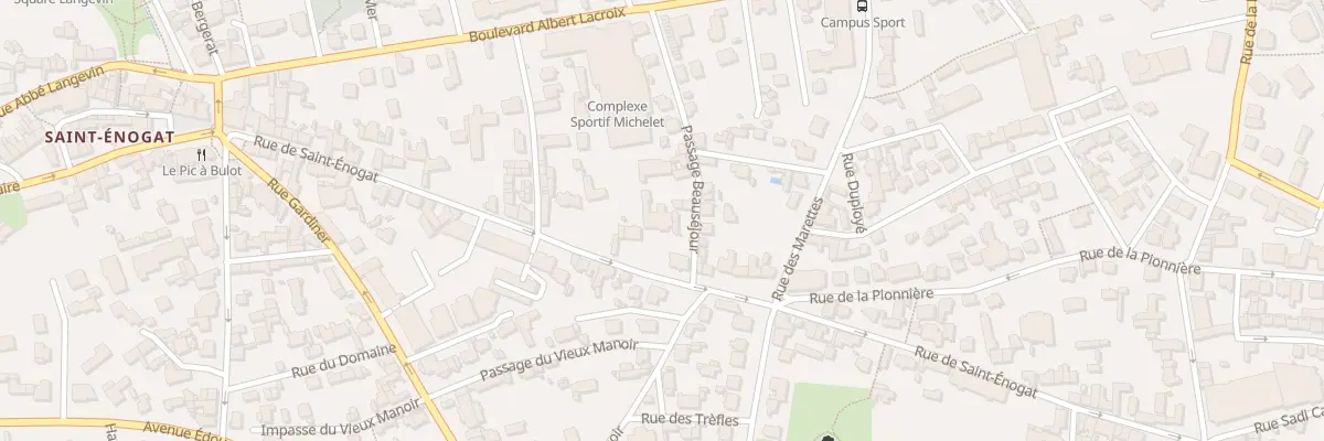 Plan du 70 Rue de Saint-Enogat à Dinard