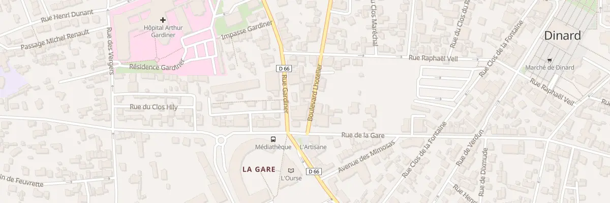 Plan du 54B Bd Lhotelier à Dinard