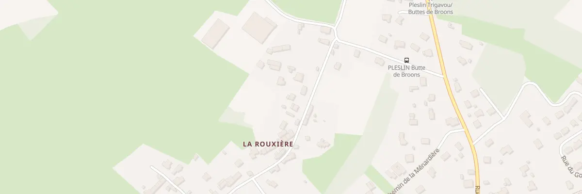 Plan du 20 La Rouxiere à Pleslin-Trigavou