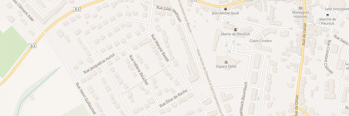 Plan du 11 Rue Bastie Maryse à Pleurtuit