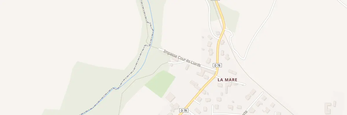 Plan du 5 Imp Cour Es Liards à Trévron
