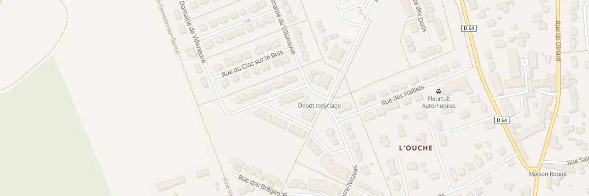 Plan du 56 Rue du Domaine de Villeneuve à Pleurtuit