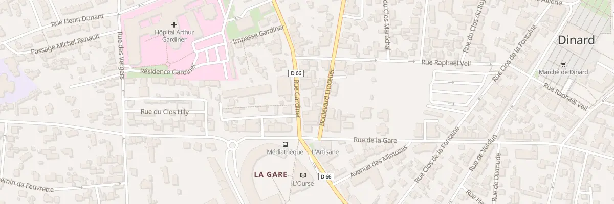 Plan du 55 Rue Gardiner à Dinard