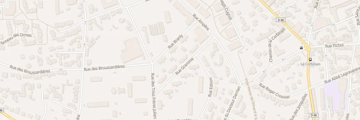 Plan du 10 Rue Gramme à Dinard