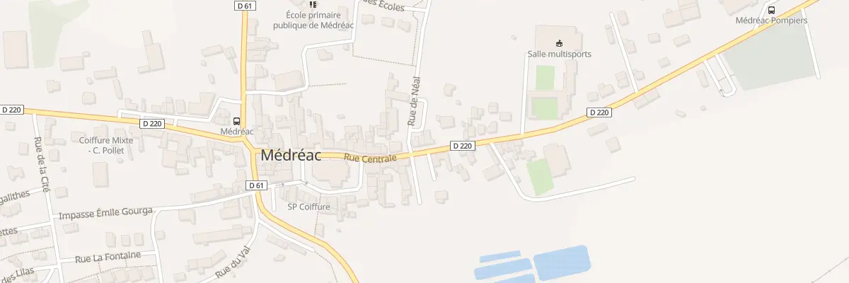 Plan du 3 Rue de la Libération à Médréac