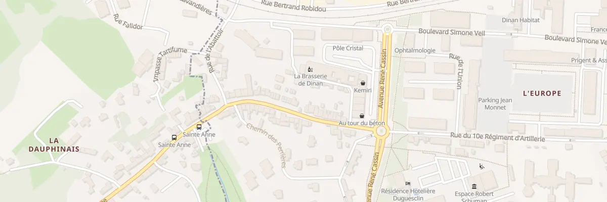 Plan du 22 Rue Petite Haie à Dinan
