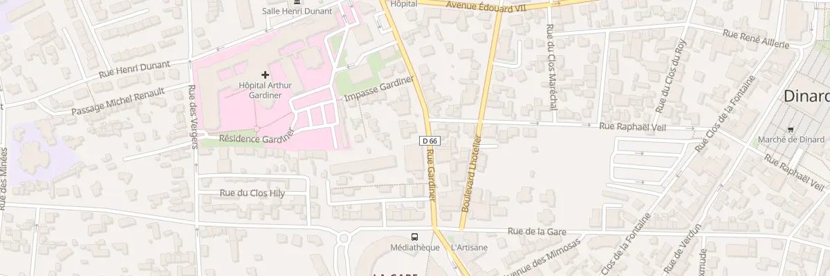 Plan du 46B Rue Gardiner à Dinard