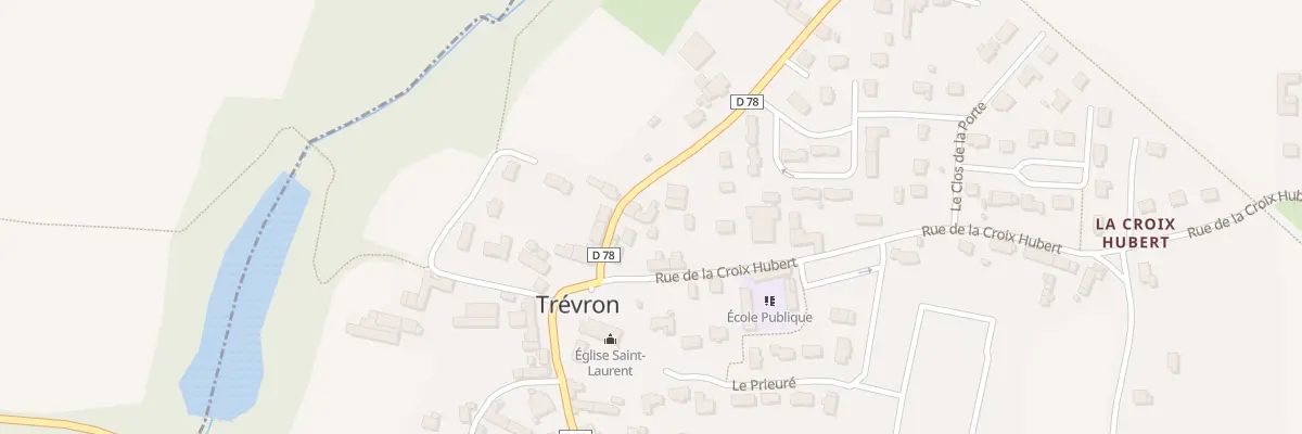 Plan du 8 Rue de la Mare à Trévron
