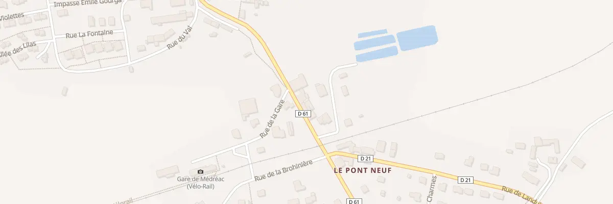 Plan du 9 Rue de Rennes à Médréac