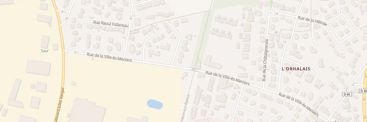 Plan du 2 Rue de la Voie Verte à Dinard