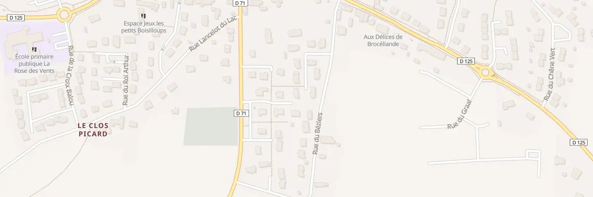 Plan du 6 Imp du Lamerais à Boisgervilly