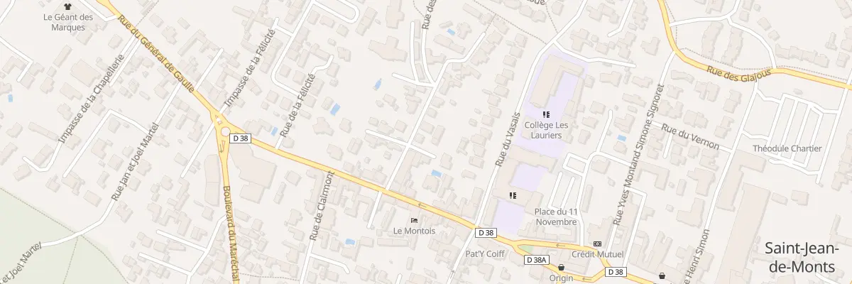 Plan du 8 Rue des lauriers à Saint-Jean-de-Monts