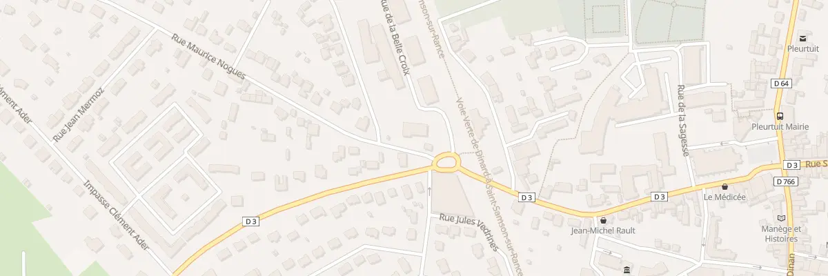 Plan du 2 Rue Maurice Nogues à Pleurtuit