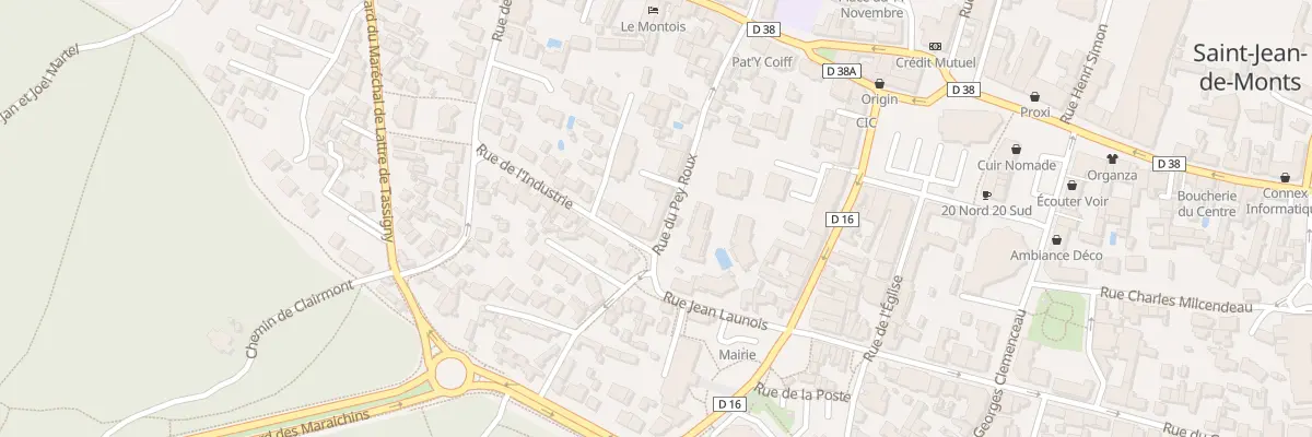 Plan du 16 Rue du pey roux à Saint-Jean-de-Monts