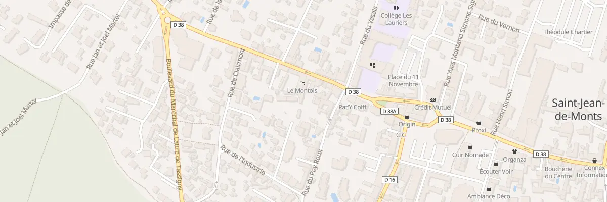 Plan du 2B Rue du pey roux à Saint-Jean-de-Monts