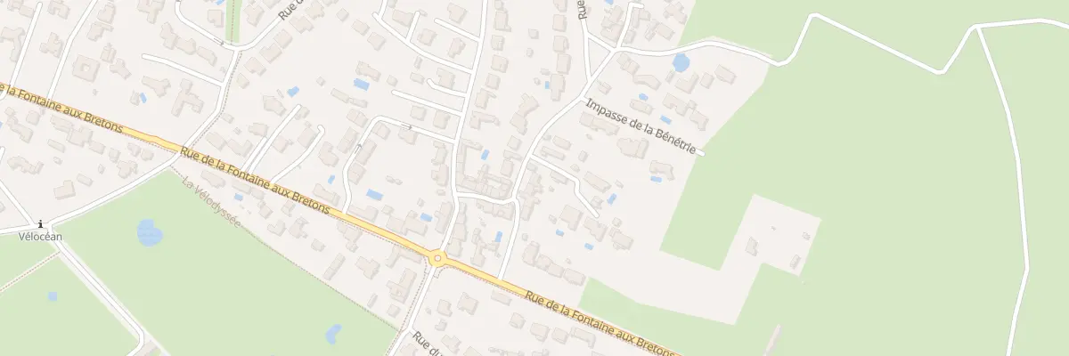 Plan du 14 Rue de la Bénétrie à Pornic