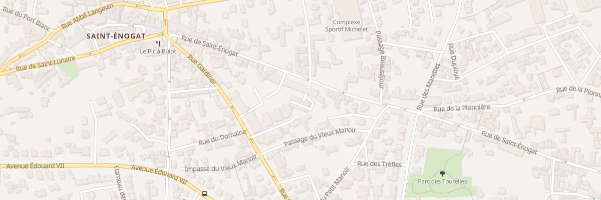 Plan du 61 Rue de Saint-Enogat à Dinard
