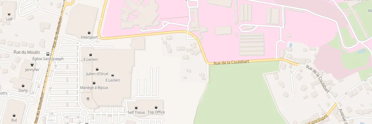 Plan du 18 Rue de la Coulebart à Dinan