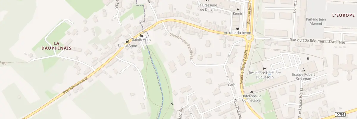 Plan du 9001 Rue Petite Haie à Dinan