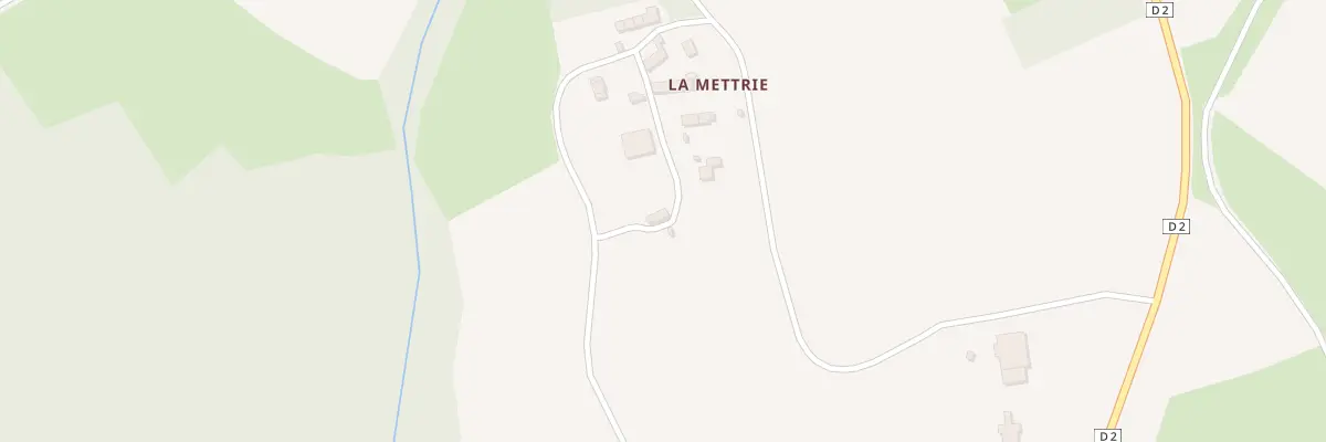 Plan du 1 La Mettrie à Taden