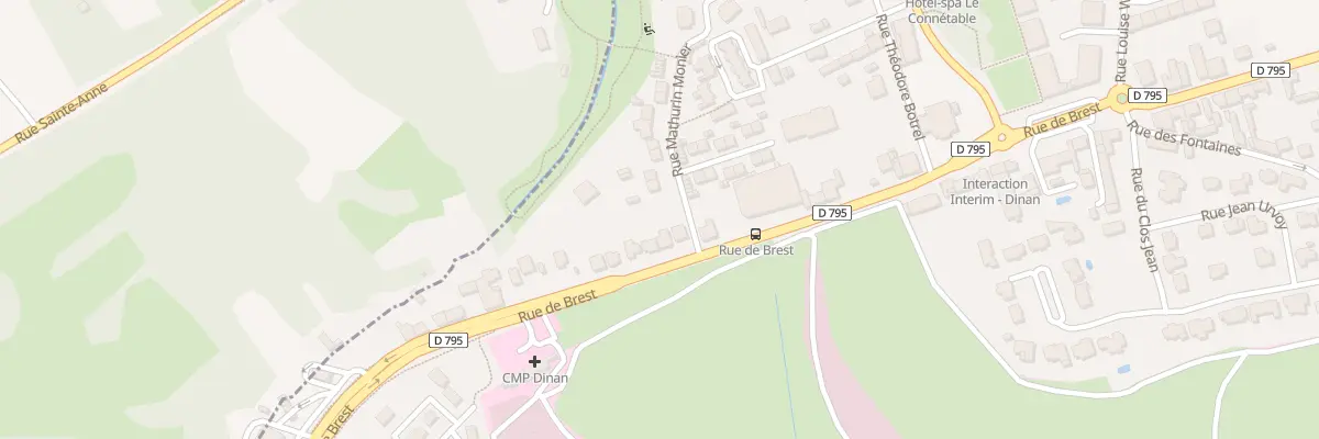 Plan du 86 Rue de Brest à Dinan
