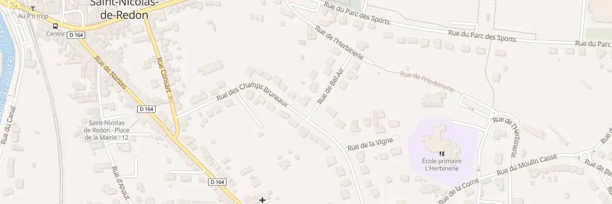Plan du 1 Rue de Bel Air à Saint-Nicolas-de-Redon