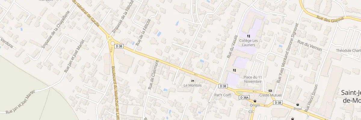 Plan du 98 Rue du général de gaulle à Saint-Jean-de-Monts