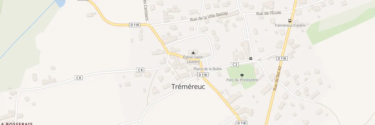 Plan du 5 Rue de l’Eglise à Tréméreuc