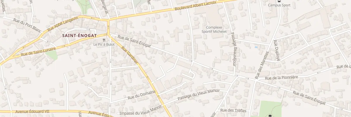 Plan du 65 Rue de Saint-Enogat à Dinard