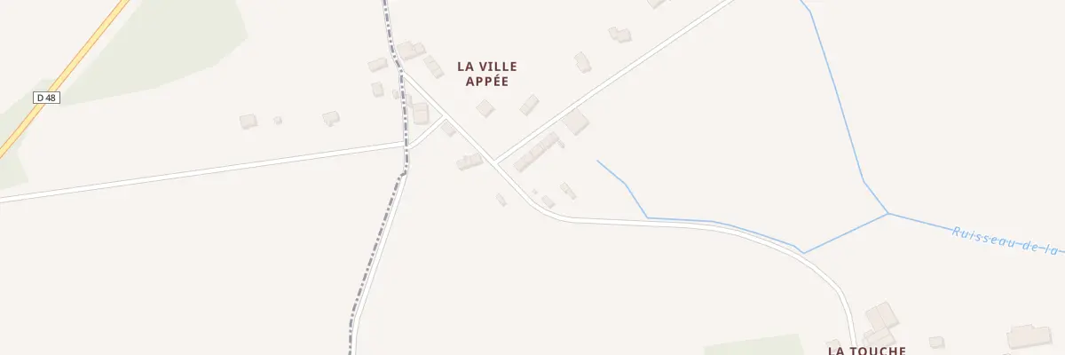 Plan du 25 La Ville Ape aux Brulais