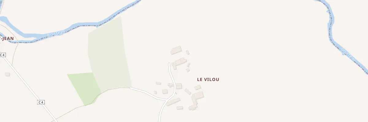 Plan du 14 Le Vilou à Saint-Gonlay