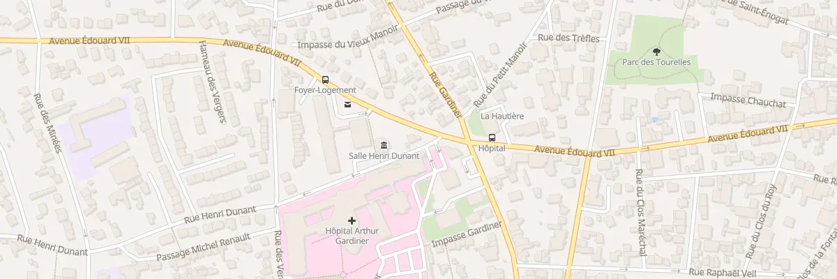 Plan du 7 Rue Henri Dunant à Dinard